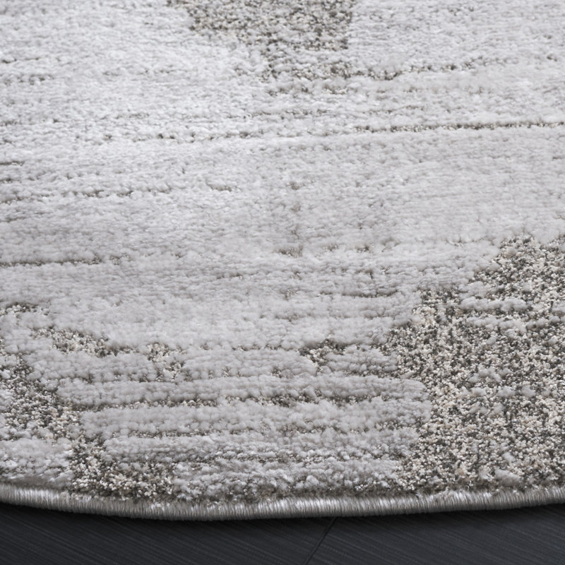 Maximous Performance Abstract Rug, Round 6'7"