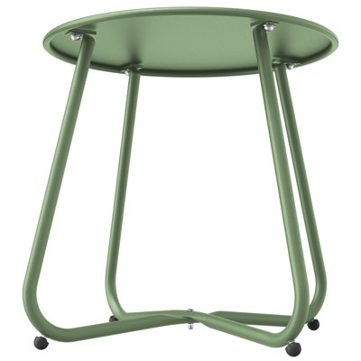 Mickelsen Steel Patio Side Table