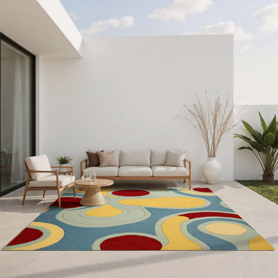 Snappy Groove Indoor And Outdoor Area Rug