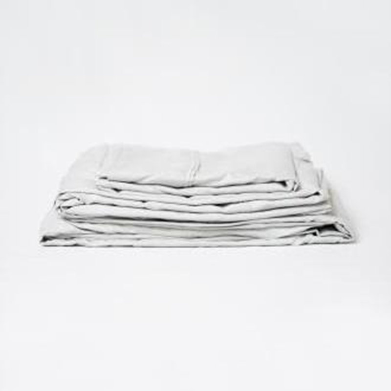 Ensemble de draps 4 pièces en rayonne de bambou doux et doux pour la peau, Ensemble de draps pour lit simple avec deux taies 