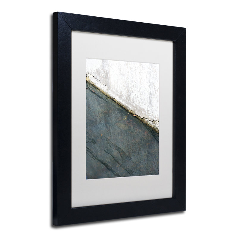 « lock abstract » par kurt shaffer, reproduction de photo encadrée, H 14 po x l 11 po x P 0,5 po