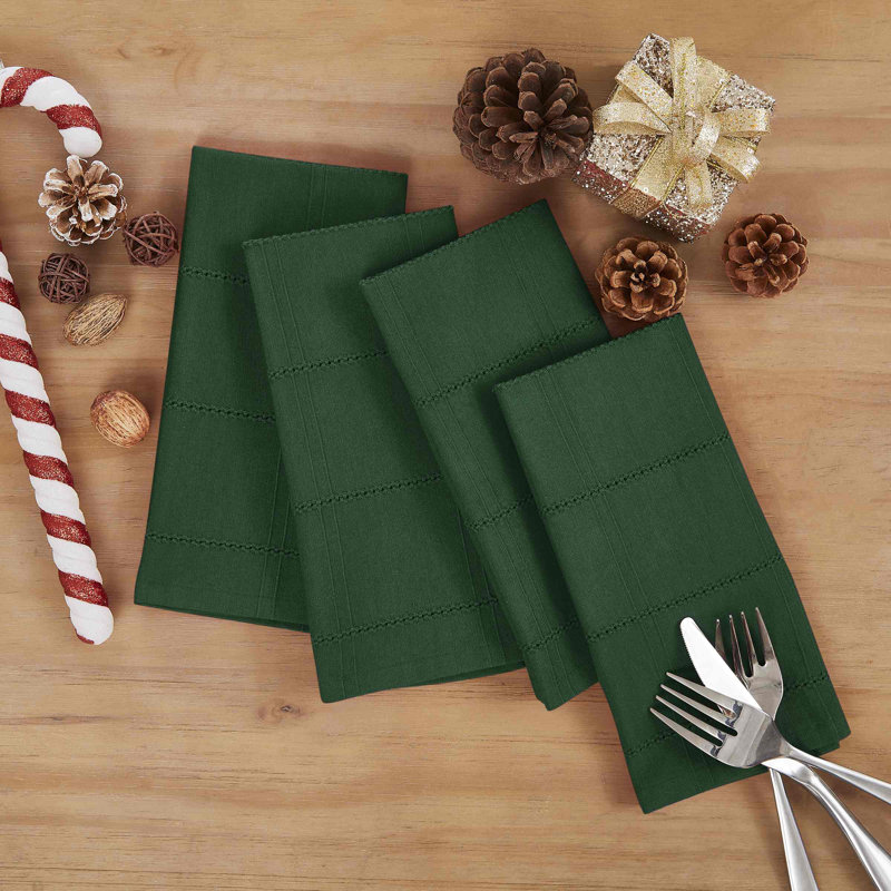 Izod Chadwick 4-Pack Napkin Set, Green