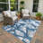 Machine Washable Indoor/Outdoor Chantille ACN2405 Botanical Rug-1620983324