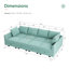 Canapé modulaire en U avec repose-pieds Coss-71563822