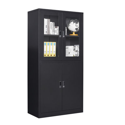 Armoire de rangement à 2 tablettes
