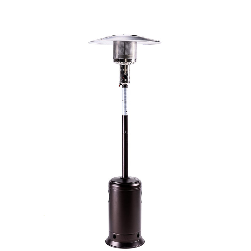 88 Inch Standing Outdoor Propane Heater, 47000 With Portable Wheels, Stainless Steel Burner For Party, Garden, Yard, Restaurant - Patio Heater Wheels , 88-Inch Gas, Restaurant, Yard