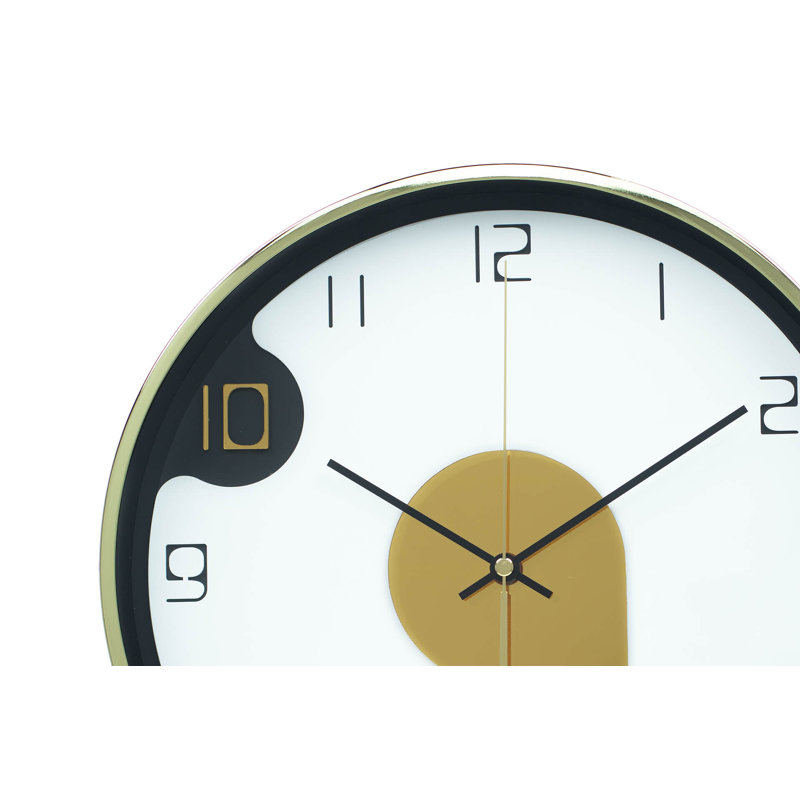 Lariana Wood Wall Clock, Yellow