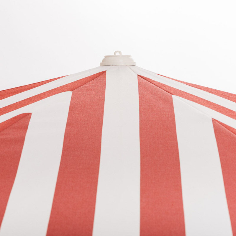 Amalfi Umbrella, Red/White 