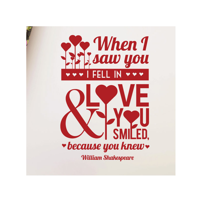 Wall Decal, Medium, Dark Red