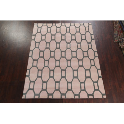 One-of-a-Kind 7'10" X 10'1" New Age Wool Area Rug in