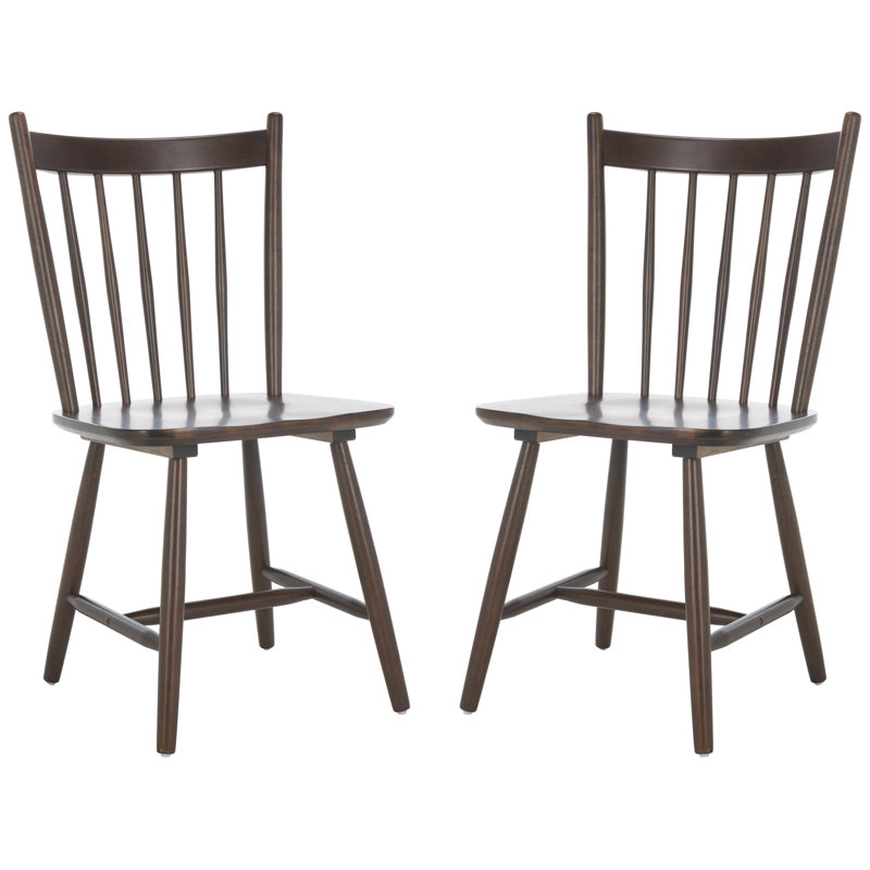 Andreas Spindle Dining Chairs, Dark Walnut