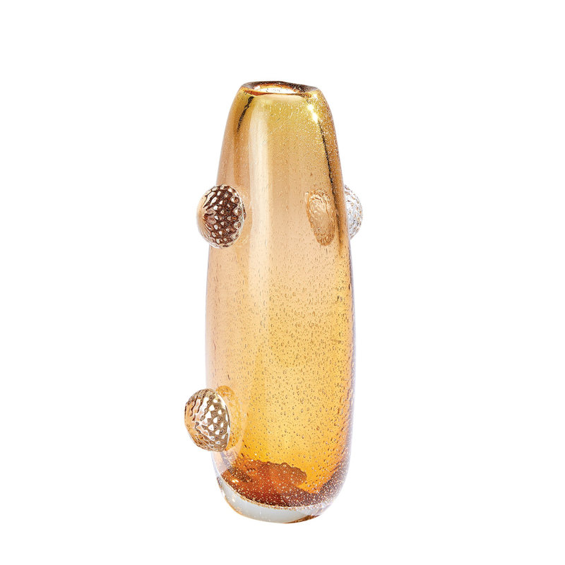 Vase de table en verre Pom Pom