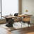 Walnut Rectangular Solid Wood Writing desk-505574459
