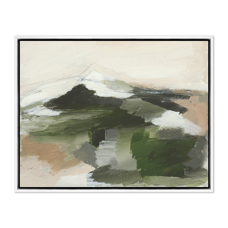 Quiet Splendor Painting by Melanie Biehle, White Maple Canvas Floater Framed, 47" H x 60" W