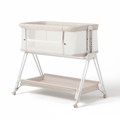 Hoai Bedside Crib with Mattress