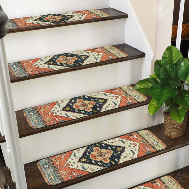 Tapis d'escalier antidérapants pour marches en bois