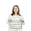 Enseigne en plastique «You Can Not Make You Happy You You Not a Taco» 8 po x 12 po