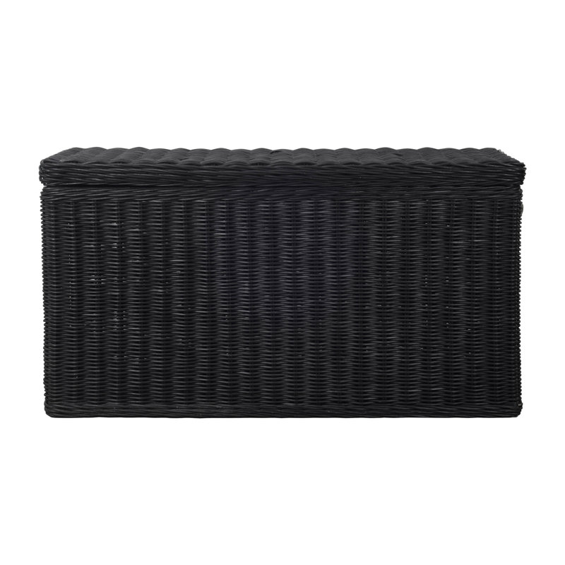 Woven Storage Console Table