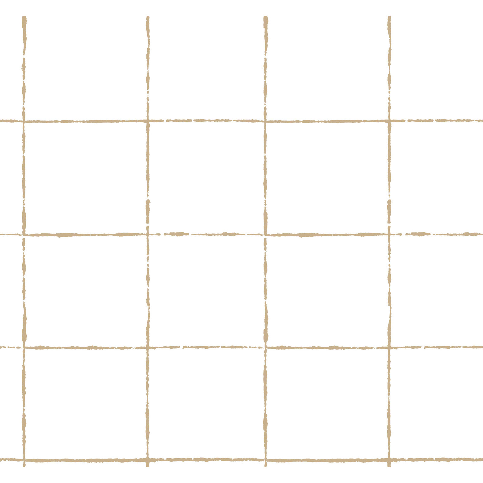 Plaid Wallpaper Double Roll, Gold