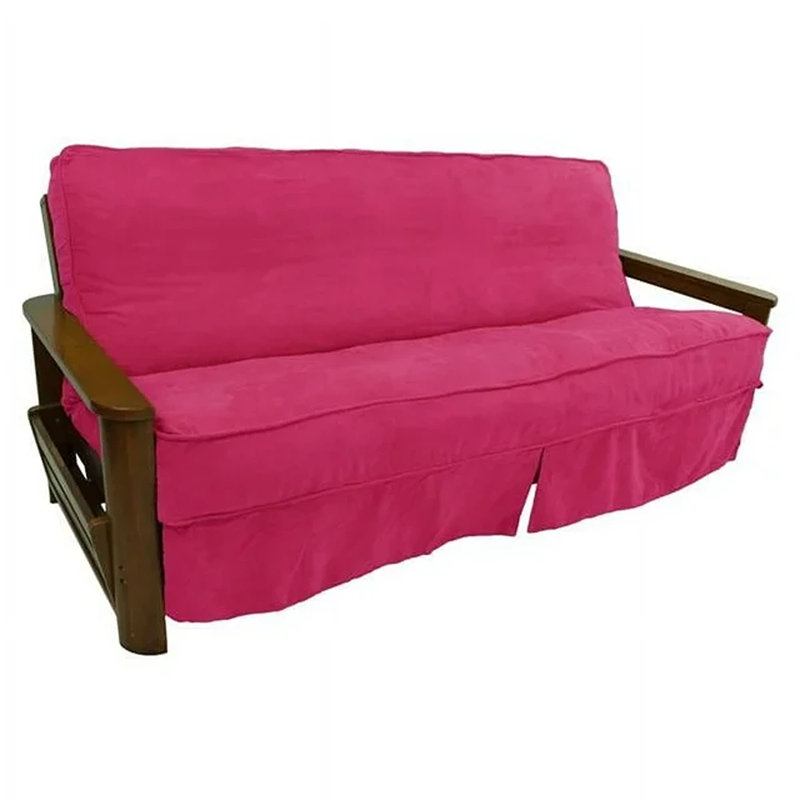 Housse pour futon à coussins carrés/rectangulaires, Cerise