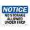 No Storage Allowed under Facp Sign