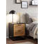 Alevras 45cm W Metal Bedside Table