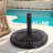 BLACK ROCK RESIN UMBRELLA BASE