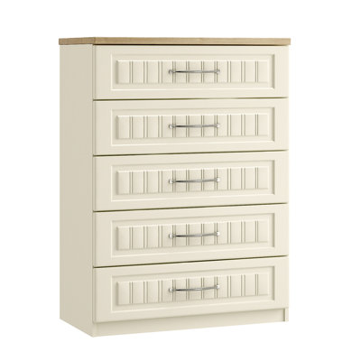 77 cm W Chest of 5 Drawers