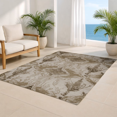 Nature Gray Indoor and Outdoor Area Rug