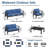 Tatisha 9-Person Aluminum Outdoor Conversation Set with Olefin Cushions-1344655234-1408362313