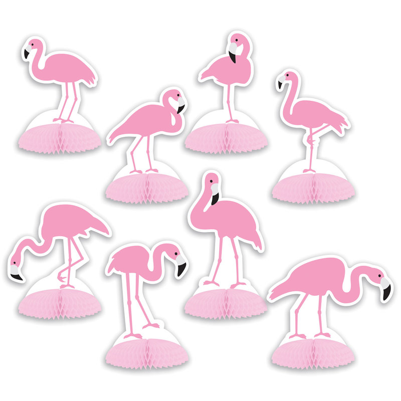 Mini-centres de table Flamingo