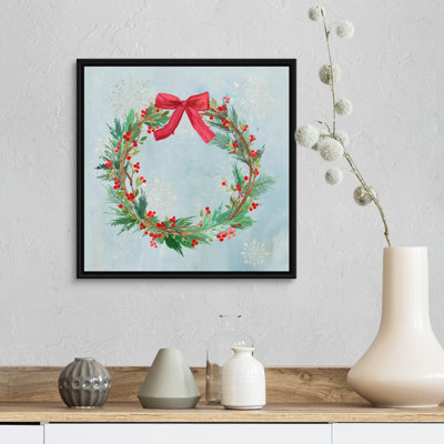 Couronne de Noël-reproduction d’art sur toile