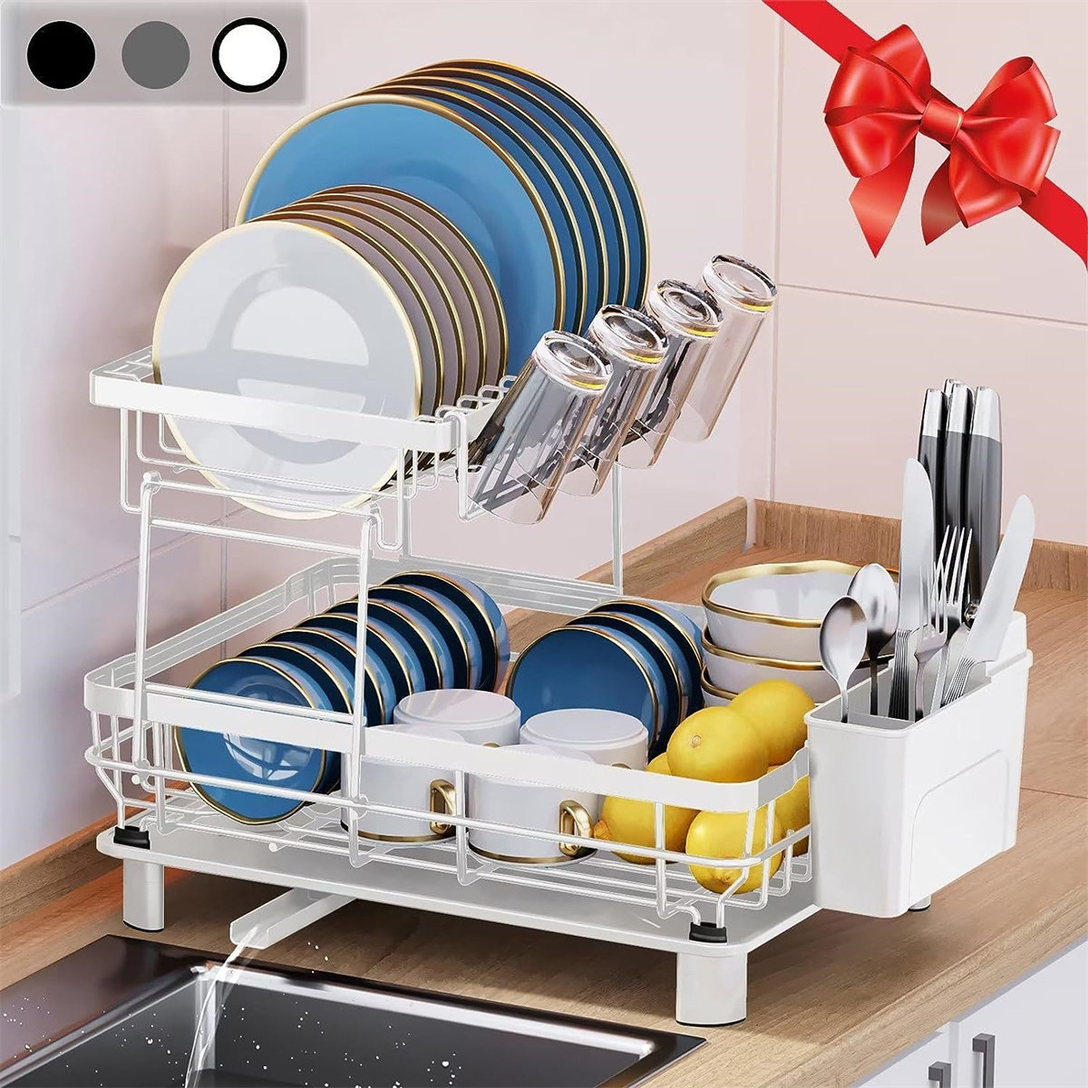 YITAHOME Adjustable Dish Rack | Wayfair