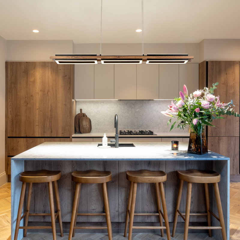 Chevee 5 - Light Kitchen Island 47.3″ Modern Linear LED Pendant