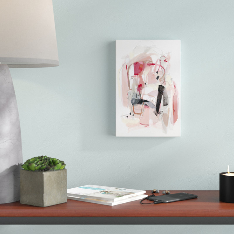 «Soft Speak II», peinture sur toile, H 12 po x l 8 po