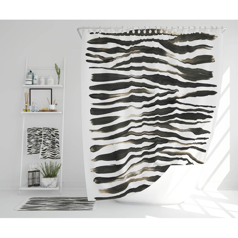 Nema Polyester Shower Curtain Set