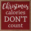 Christmas Calories Don't Count Red-176325085