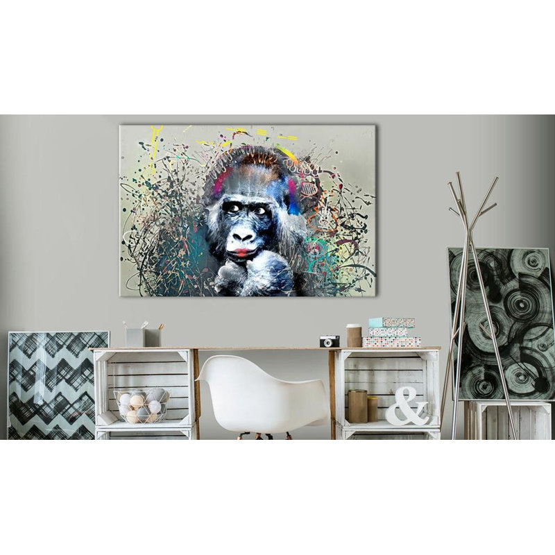 «Music In My Head» sur impression sur toile, H 16 po x l 24 po x P 0,7 po