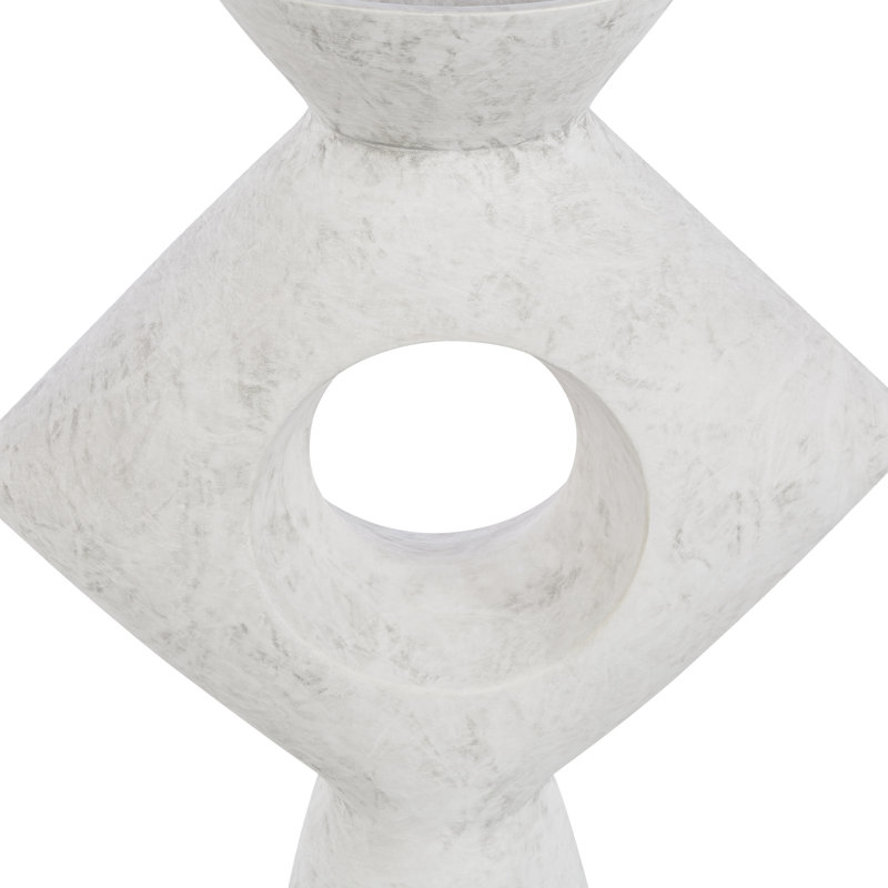 Vase de table en céramique Fitzpatrick, Gris clair