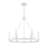 Fontanne 6-Light Chandelier in Bisque White