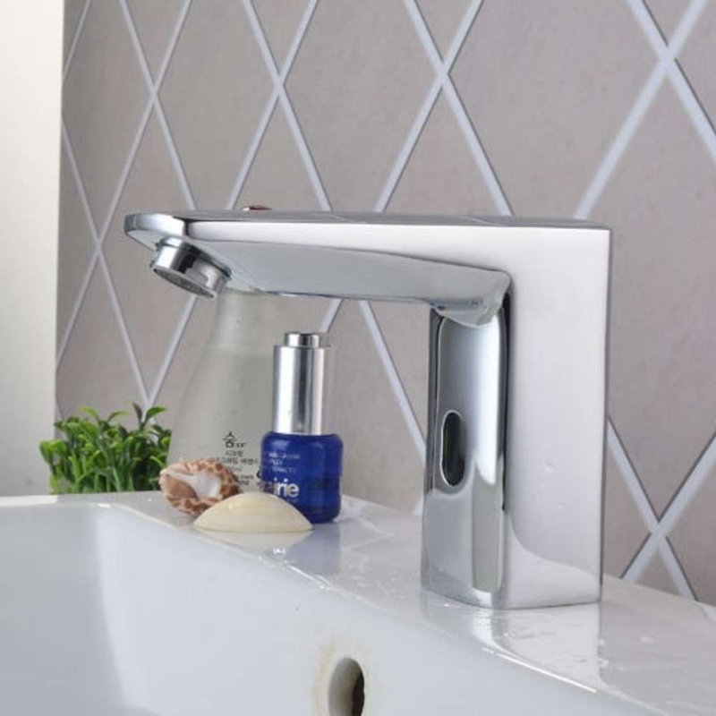 Robinet de lavabo à capteur automatique chromé Lima