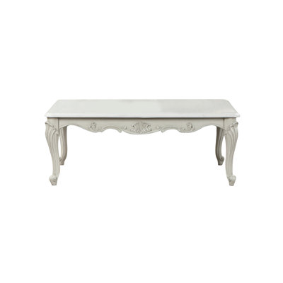 Table basse fonctionnelle en gris argenté - Pièce de bois classique fabriquée à la main en bois pour le salon
