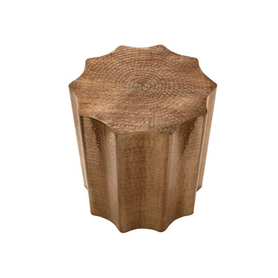Versatile Copper Metal Side Table For Living And Bedroom, Enhancing Contemporary Decor