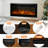 Rayva Front-Venting Recessed and Wall-Mounted Electric Fireplace -509858909