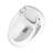 1-Piece 1.28 GPF Single Flush Egg Shape Toilet