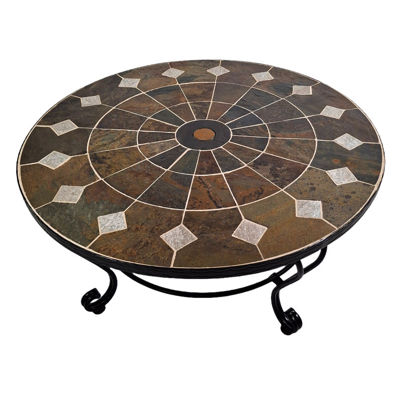 Granada Garden Stone Mosaic Coffee Table