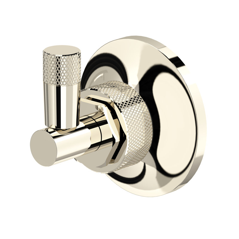Graceline Robe Hook, Polished Nickel