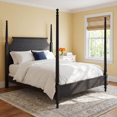Country Living Four Poster Oak Bed