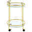 Chariot-bar moderne moderne en métal chromé -348021897