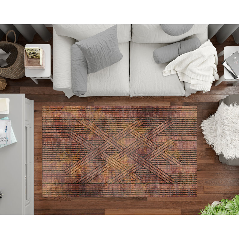 Aahan Geometric Area Rug, Rectangle 120 x 180cm